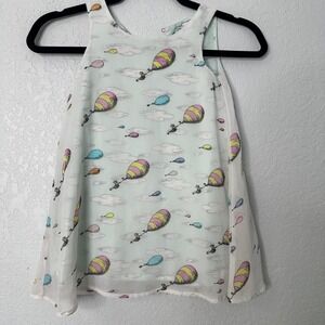Dr. Seuss Oh the Places You'll Go toddler girls size 4T chiffon dress‎